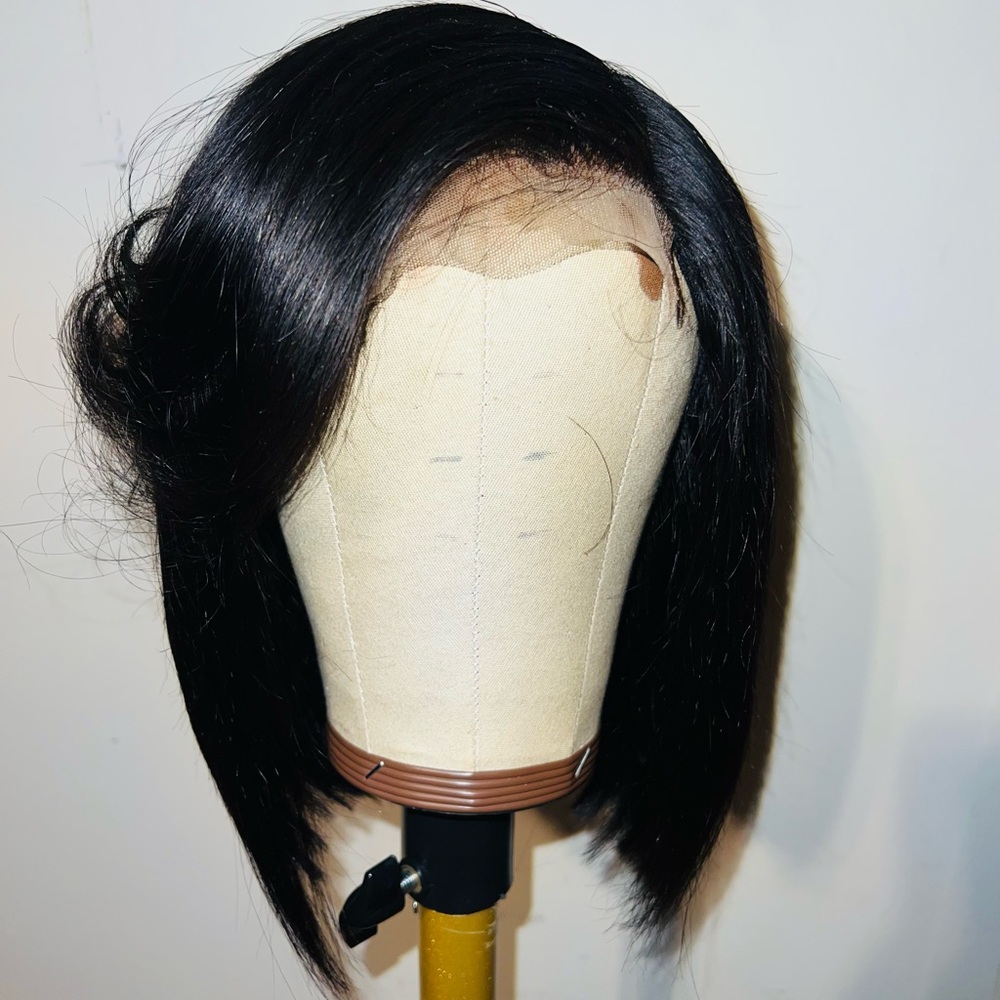 Black bob, human hair